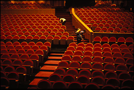 theater interior architectural photography